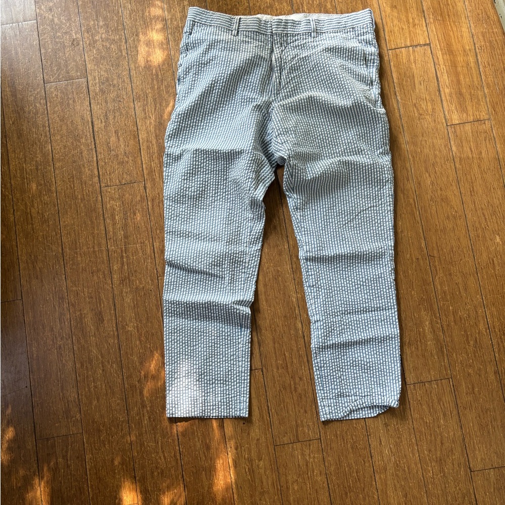 J. Crew Men's Gray Patterned Chinos